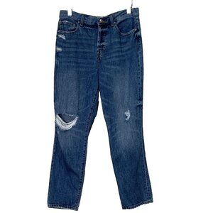 Pistola Women's Distressed High Rise Button Fly Presley Jeans Size 29 Blue